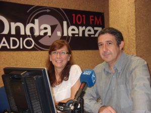 Con Lola Rueda, homenaje Alvaro Domecq